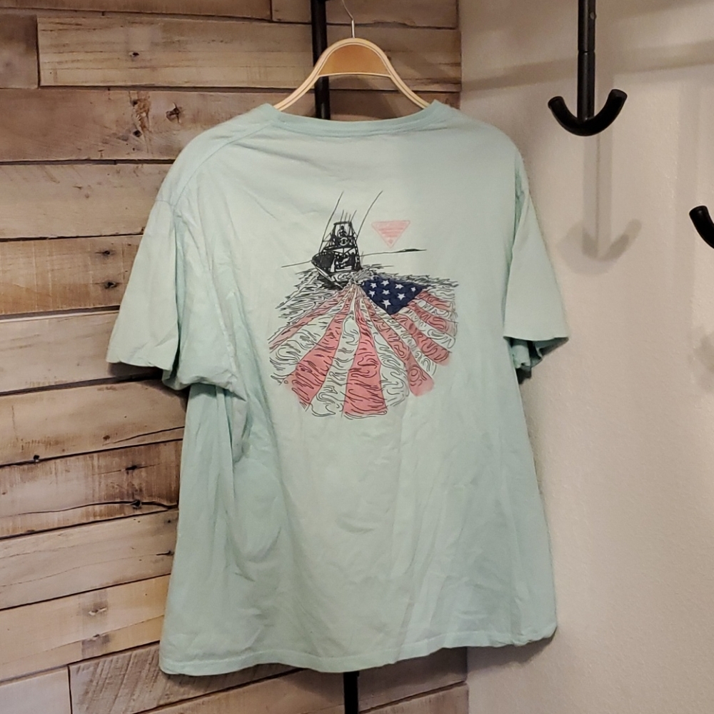 Columbia Performance Fishing Flag PFG T Shirt XL
